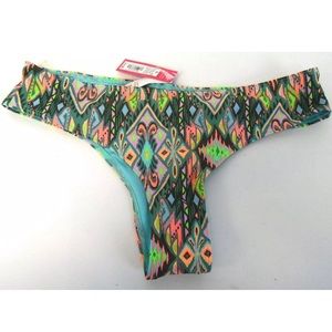 Xhilaration bikini bottom wide super cheeky tribal